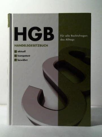 HGB Handelsgesetzbuch - Für alle Rechtsfragen des Alltags