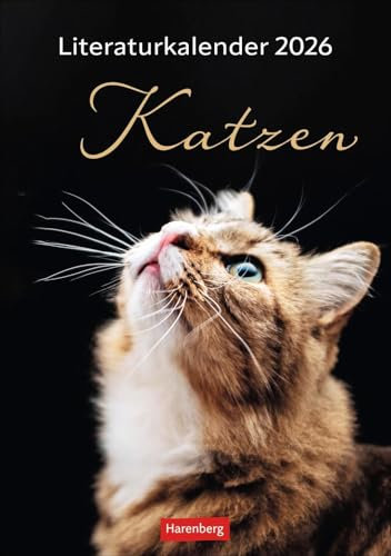 Literaturkalender Katzen Wochen-Kulturkalender 2026: 53 Katzenporträts und katzenverliebte Literaturauszüge in einem Wochenkalender 2026. Dekorativer ... (Wochen-Kulturkalender Harenberg)