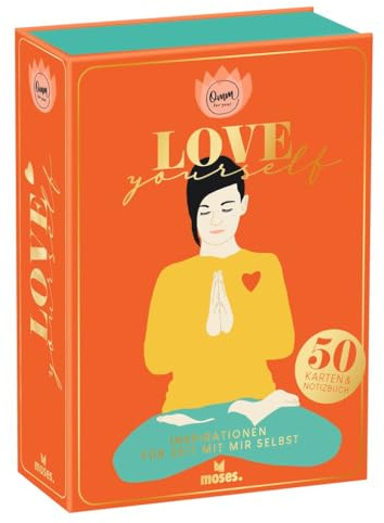 moses. Omm for you Love yourself – 50 Impulskarten für mehr Leichtigkeit, Kreativität und innere Ausgeglichenheit, mit 128-seitigem Notizbuch: Inspirationen für Zeit mit mir selbst