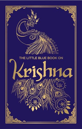 The Little Blue Book on Krishna (Deluxe Silk Hardbound)