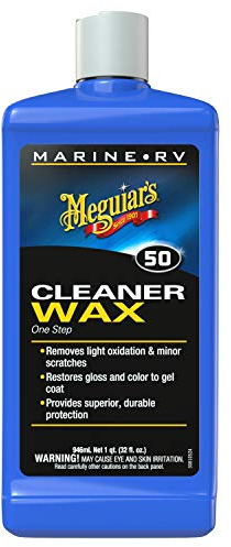 Meguiar's M5032 Marine RV Cleaner Wax One Step liquid Wachs, 945ml
