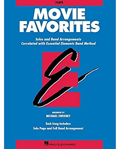 Essential Elements - Movie Favorites (Tenor Sax). Blasorchester. Einzelstimme: Solos and Band Arrangements Correlated With Essential Elements Band Method, B-flat Saxophone