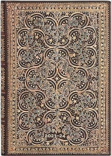 Paperblanks 18-Monatskalender 2023-2024 Königliche Bucheinbände | Horizontal | Midi (130 × 180 mm)