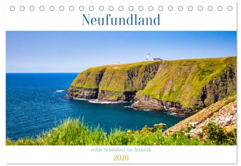 Neufundland - wilde Schönheit im Atlantik (Tischkalender 2026 DIN A5 quer), CALVENDO Monatskalender: Diese einzigartige Natur wird auch Sie verzaubern. (CALVENDO Natur)