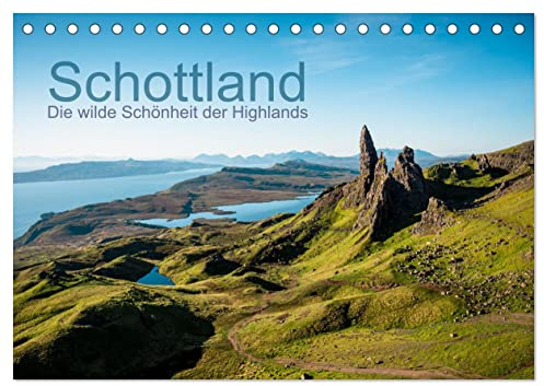 Schottland - Die wilde Schönheit der Highlands (Tischkalender 2026 DIN A5 quer), CALVENDO Monatskalender: Meine Highlights aus Schottland (CALVENDO Orte)