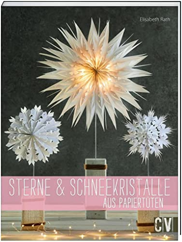 Sterne & Schneekristalle aus Papiertüten