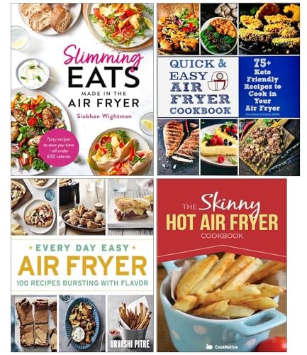 Slimming Eats Made in the Air Fryer [Hardcover], Quick and Easy Air Fryer Cookbook, Every Day Easy Air Fryer & The Slim 800 Hot Air Fryer 4 Books Collection Set