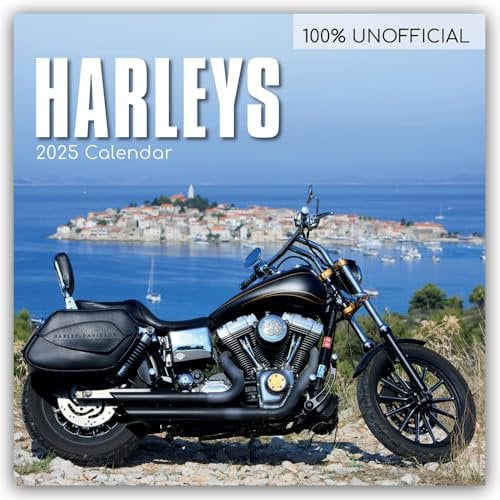Harleys – Harley Davidson 2025 – 16-Monatskalender: Original The Gifted Stationery Co. Ltd [Mehrsprachig] [Kalender] (Wall-Kalender)