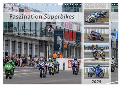 Faszination Superbikes (Wandkalender 2025 DIN A3 quer), CALVENDO Monatskalender