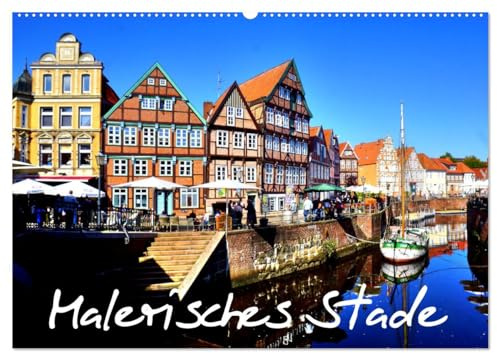 Malerisches Stade (Wandkalender 2026 DIN A2 quer), CALVENDO Monatskalender: Sehenswürdigkeiten der Hansestadt Stade (CALVENDO Orte)