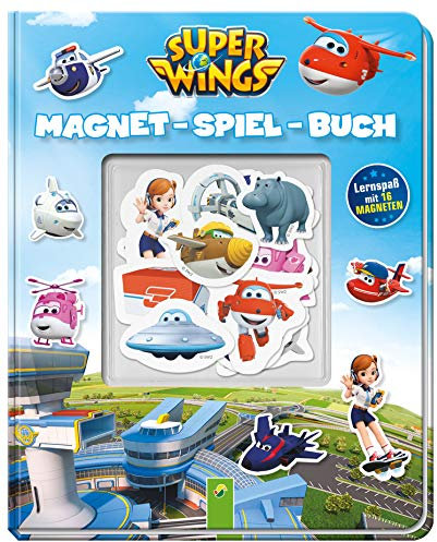 Super Wings Magnet-Spiel-Buch: Lernspaß mit 16 Magneten