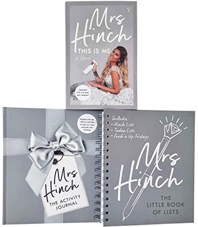 Mrs Hinch 3 Books Collection Set [The Activity Journal, The Little Book of Lists & This Is Me(Paperback)]