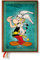 Asterix the Gaul (The Adventures of Asterix) Midi 12-month Vertical Hardback Dayplanner 2025 (Elastic Band Closure): tydzień na dwóch stronach, zamykany na gumkę, papier 100 gsm