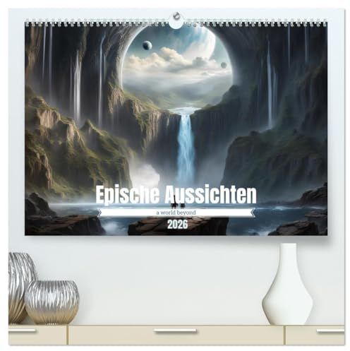 Epische Aussichten (hochwertiger Premium Wandkalender 2026 DIN A2 quer), Kunstdruck in Hochglanz (CALVENDO Natur)