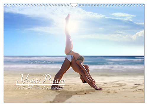 YogaPaare (Wandkalender 2026 DIN A3 quer), CALVENDO Monatskalender: Partneryoga: Der neue Trend im Fokus (CALVENDO Gesundheit)