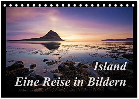Island - Eine Reise in Bildern (Tischkalender 2026 DIN A5 quer), CALVENDO Monatskalender: Einige in Bildern festgehaltene Schönheiten aus Island (CALVENDO Orte)