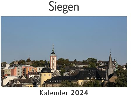 Siegen (Wandkalender 2024, Kalender DIN A4 quer, Monatskalender im Querformat mit Kalendarium, Das perfekte Geschenk)