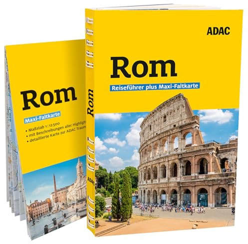 ADAC Reiseführer plus Rom: Mit Maxi-Faltkarte und praktischer Spiralbindung