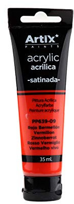 plascolor pp639 – 09 – Acrylfarbe, 35 ml, Zinnoberrot