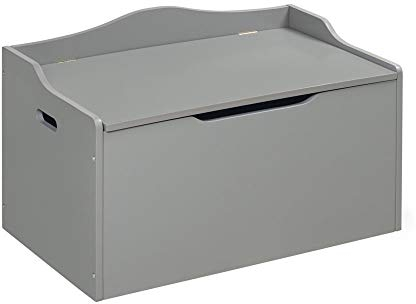 Dachs-Korbbank Top Spielzeugkiste, Grau