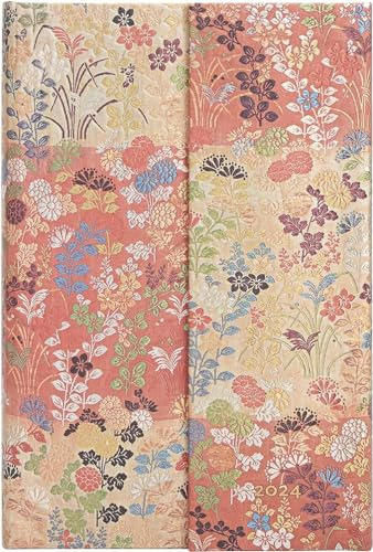 Paperblanks 12-Monatskalender 2024 Kara-ori | Vertikal | Mini (100 × 140 mm)