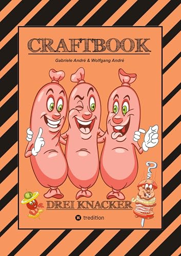 CRAFTBOOK - LUSTIGE GRILLPARTY - WITZIGE AUSMALMOTIVE - HAMBURGER - GEMÜSE - EIS - KNIFFLIGE RÄTSEL - SPANNENDES BASTELSPIEL MIT DER WAAGE: DREI KNACKER