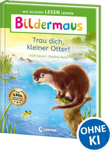 Bildermaus - Trau dich, kleiner Otter!: Mit Bildern lesen lernen - Ideal für die Vorschule und Leseanfänger ab 5 Jahren - Mit Leselernschrift ABeZeh