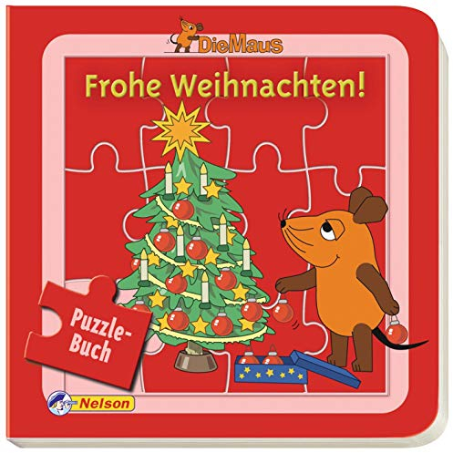 Die Maus, Frohe Weihnachten! Puzzlebuch: Puzzlebuch