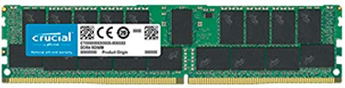 Crucial CT32G4RFD4266 - Memoria RAM de 32 GB (DDR4, 2666 MT/s, PC4-21300, Dual Rank x4, ECC, Registered, DIMM, 288 pin)