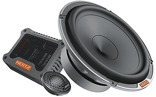 Hertz MPK 1650.3 – Sistema audio auto a due vie con woofer da 165 mm, tweeter da 28 mm, crossover dedicato e griglie, potenza massima 250W per impianti hi-fi ad alta fedeltà