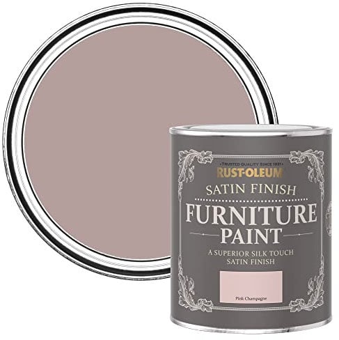Rust-Oleum Pink Furniture Paint in Satin Finish - Pink Champagne 750ml