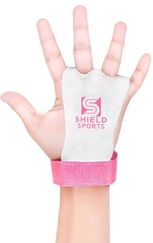 ULTRA FITNESS Kids Children Sizes gymnastic leather palm hand grips protectors junior (Medium)