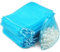G2PLUS 100 Stück Blau Organzasäckchen, 13x18 CM Groß Geschenk Organzabeutel, Hochzeit Organza-Beutelchen mit Kordelzug Sie als Hochzeit Bonbonsbeutel, Schmuckbeutel, Geschenkbeutel