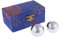 lachineuse - Qi Gong aus Metall Kugeln Set - Chinesische Anti-Stress-Kugeln ⌀ 35 mm - Gesundheitskugeln aus Stahl - Geschenkbox für Zen-Entspannung - Asiatisches Objekt - Farbe Grau
