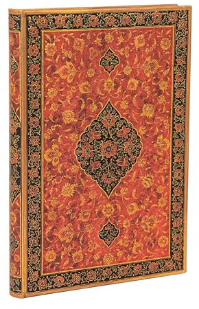 Layla (Persian Poetry) Midi Unlined Hardback Journal (Elastic Band Closure)