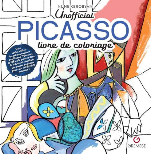 Pablo Picasso. Livre de coloriage. Non officiel