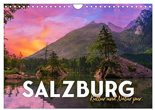 Salzburg - Kultur und Natur pur. (Wandkalender 2026 DIN A4 quer), CALVENDO Monatskalender: Im Land von Sound of Music. (CALVENDO Orte)