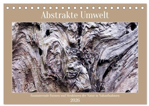 Abstrakte Umwelt (Tischkalender 2026 DIN A5 quer), CALVENDO Monatskalender: Faszinierende Formen und Strukturen der Natur in Nahaufnahmen (CALVENDO Natur)