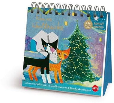 Rosina Wachtmeister Adventsaufsteller: Mit 24 Grußkarten und 8 Geschenkanhängern