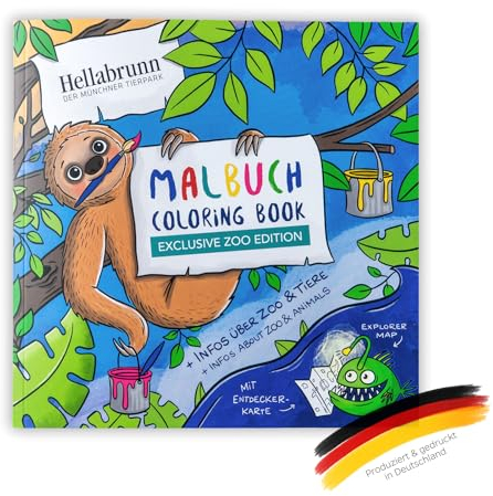 Malbuch TIERPARK HELLABRUNN: Exklusive Zoo-Edition