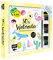 50 x Watercolor – Flamingo, Kaktus & Co. – Starter-Set – Sonderausgabe: Die beliebtesten Aquarellmotive in nur 5 Schritten – Buch, 3 original Marabu Aqua-Ink-Graphix-Farben und Pinsel