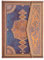 Paperblanks 12-Monatskalender 2025, Safawidisch Indigo, Midi, Vertikal, mit Klappumschlag