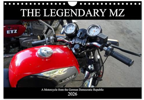 The Legendary MZ (Wall Calendar 2026 DIN A4 Landscape), CALVENDO 12 Month Wall Calendar: A motorcycle from the German Democratic Republic (CALVENDO Technology)