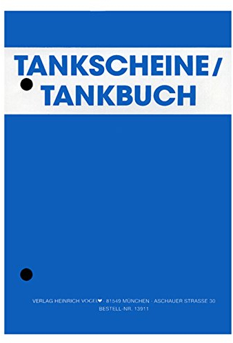Tankschein-Block DIN A6 Tankbuch Kontrollbuch Treibstoff Nachweis