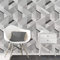 Fine Decor Marblesque Geometric Marble Wallpaper Grey and Silver - FD42302
