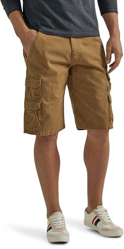 Wrangler Authentics Herren Premium Twill Cargo-Shorts, Eicheltwill, 52