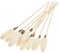 Kesheng 10x Rattanstäbchen mit Kugeln Knospen für Raumduft Diffuser Dekor Ersatz