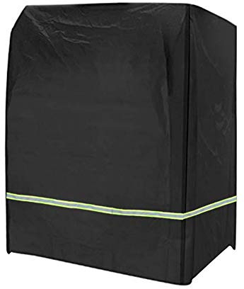 WERTAZ strandkorg skyddshölje vattentät andningsbar strandkorgsskydd UV beständig strandkorgsfodral för utomhus möbler prestanda, 135 x 105 x 175 / 140 cm