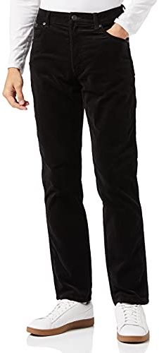 Wrangler Men's Texas Slim Trousers, Black, 36W / 30L