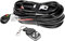 RIGIDON Stroboscopica Cablaggio barra led, Telecomandato Cablaggio Fendinebbia, 12V 40A 18AWG CC 1 Piombo con Interruttore Kit Cavi Auto On-off per Fuoristrada ATV Camion SUV Moto (Modello B)